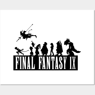 Final Fantasy IX - The Team Posters and Art